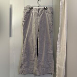 Women’s Seersucker Gray and White Pants - 8P
